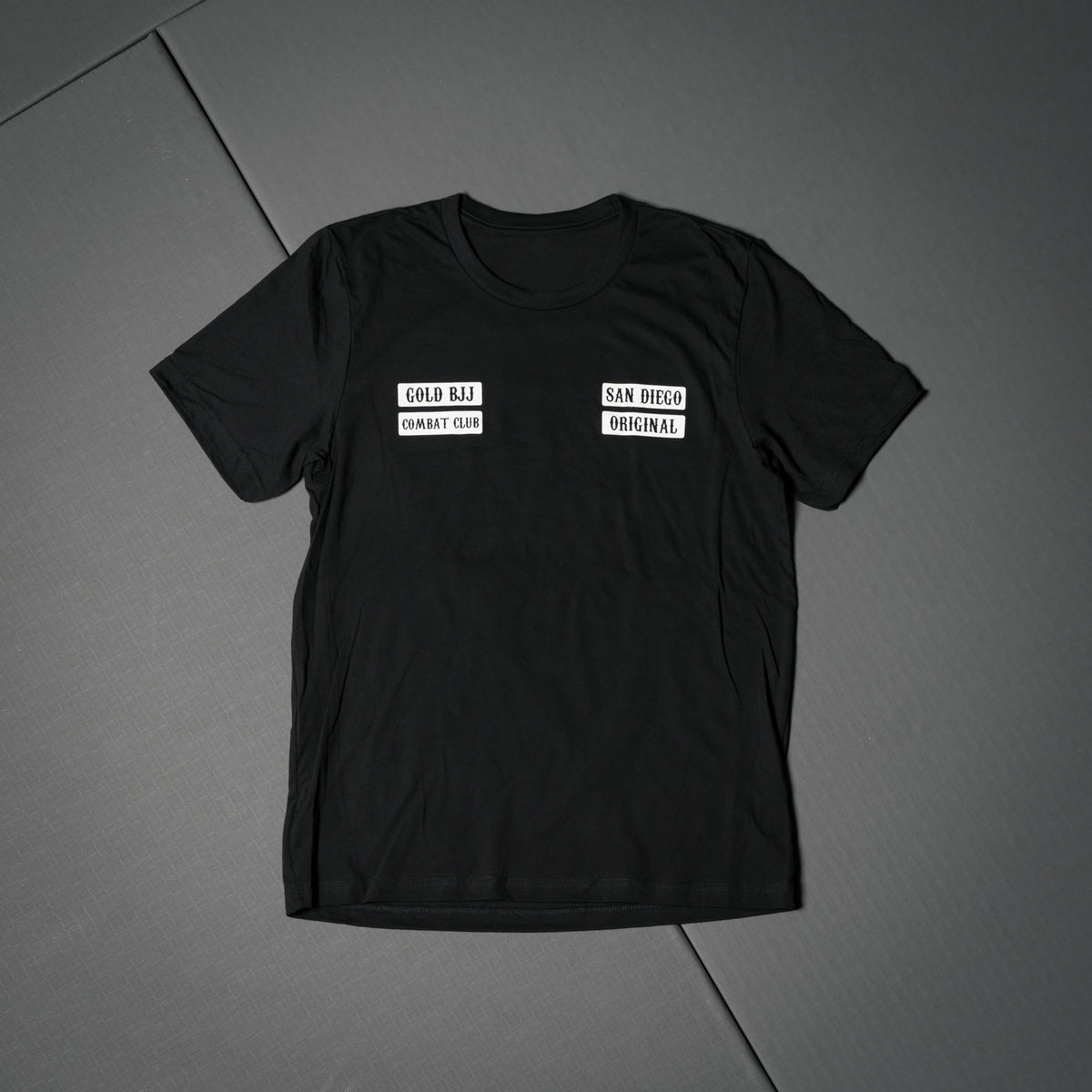 “Combat Club” T-Shirt -  White / Black
