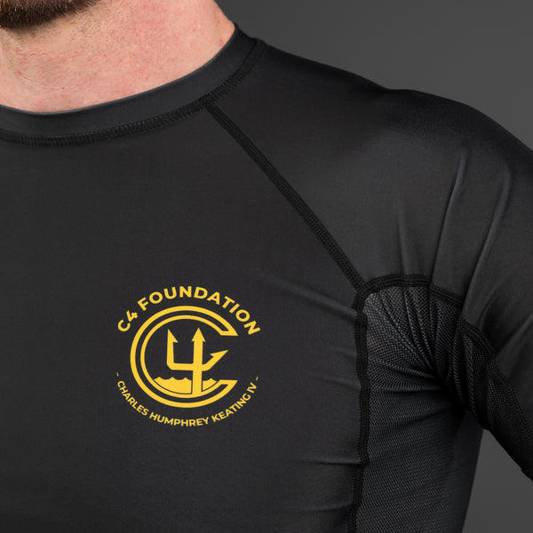 Speedwagon Foundation Rash Guard C4 Rash Guard - Gold BJJ