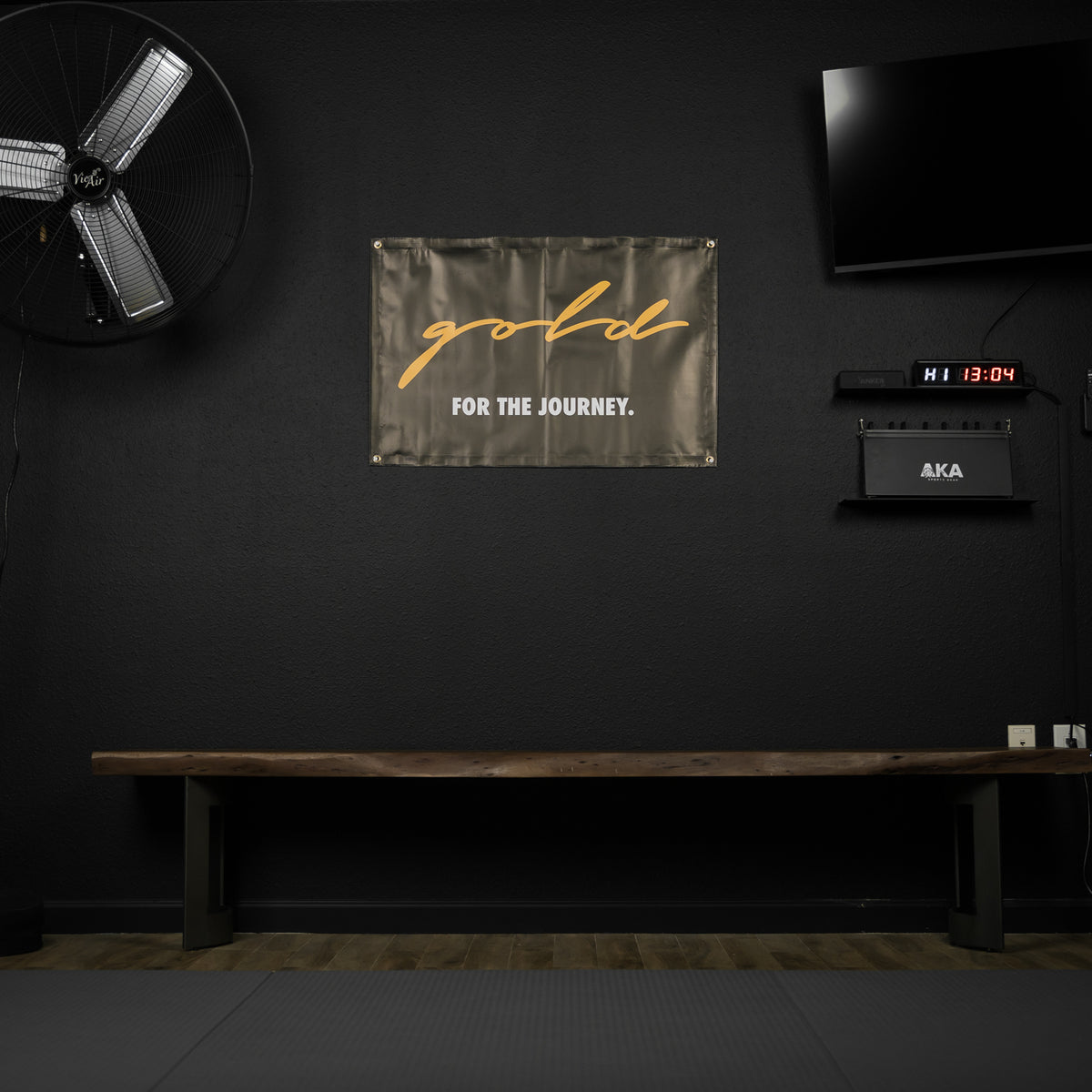 Gold BJJ Banner