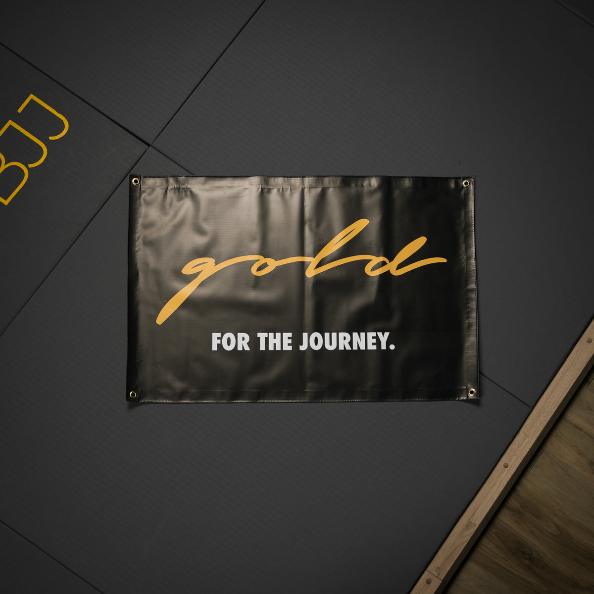 Gold BJJ Banner
