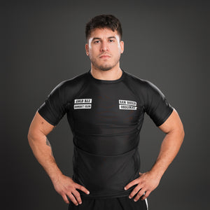 Combat Club Rash Guard - Gold BJJ