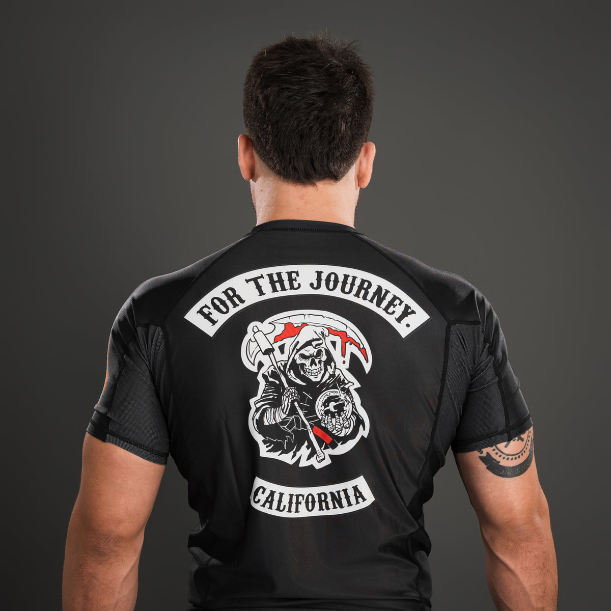 Combat Club Rash Guard - Gold BJJ
