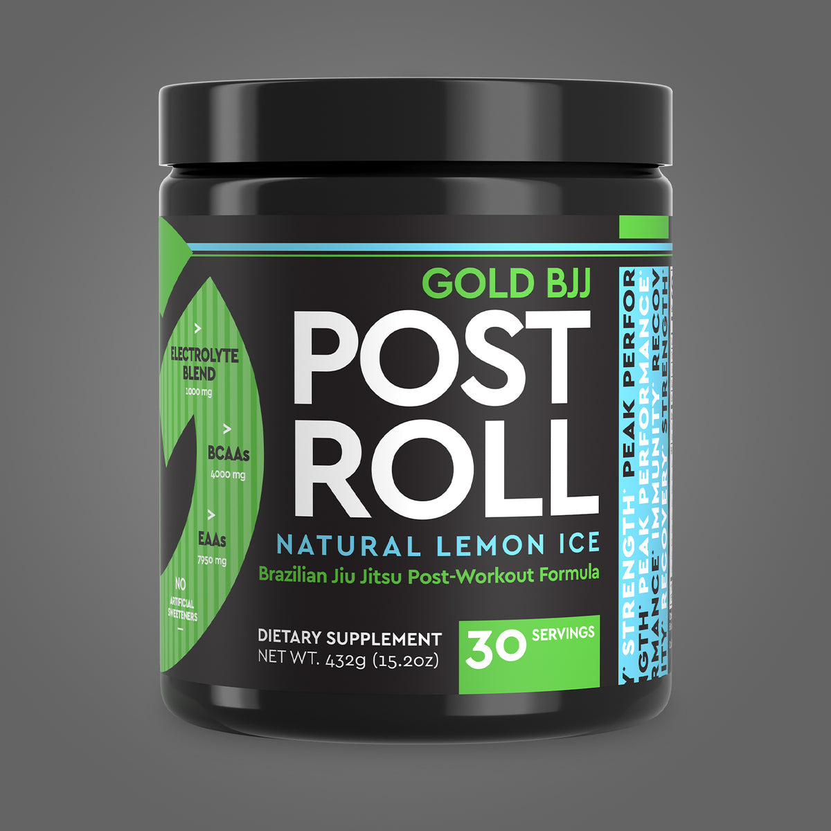 PostRoll Jiu Jitsu Post-Workout Supplement | Gold BJJ