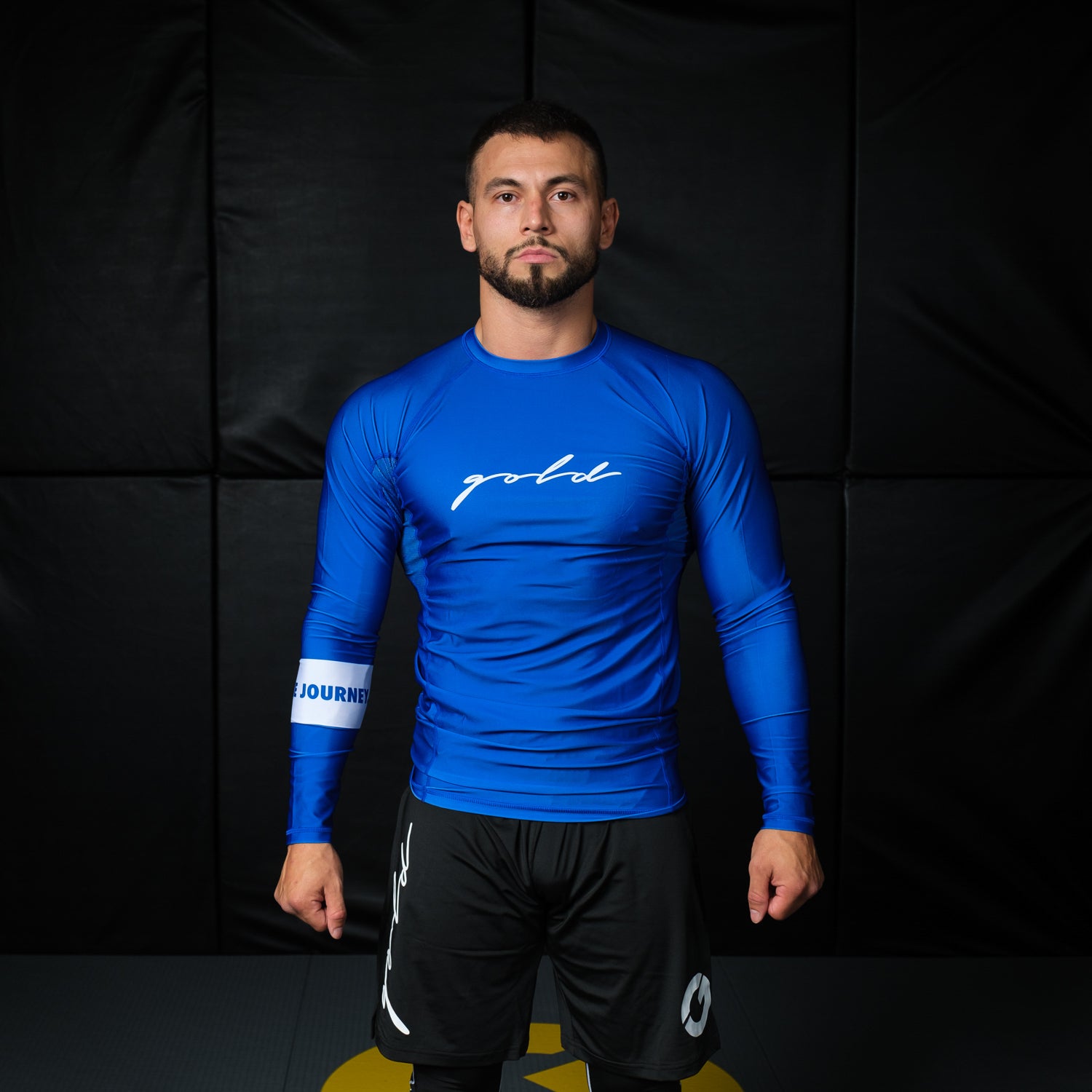 Foundation Ranked Jiu Jitsu Rash Guard | Gold BJJ