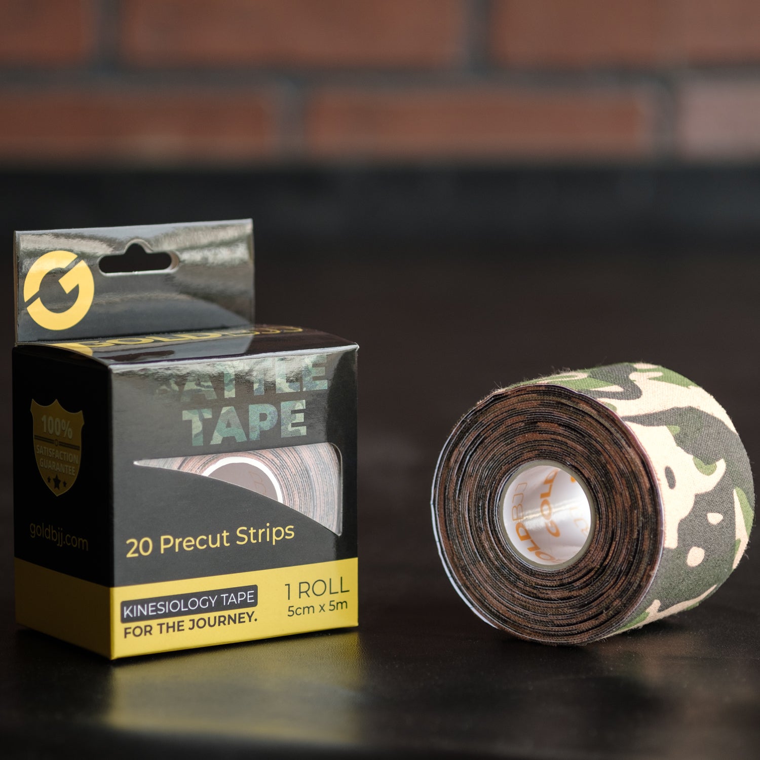 Battle Tape Kinesiology Tape for Jiu Jitsu Gold BJJ