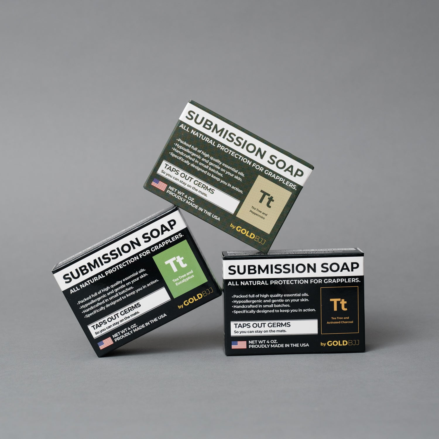 Jiu Jitsu Soap, Body Wash, and Wipes Gold BJJ