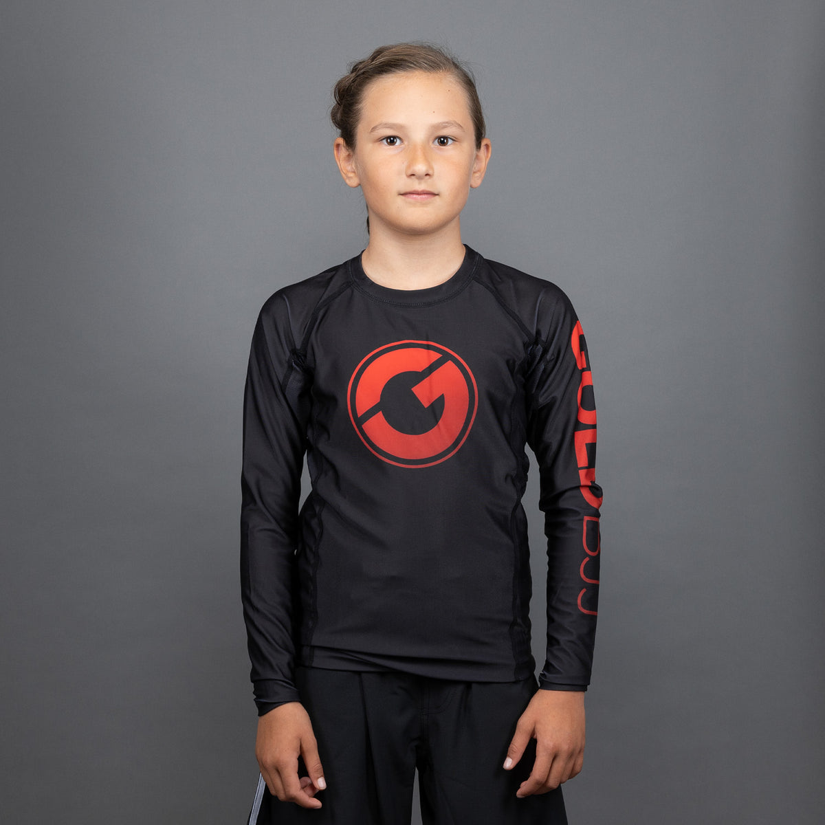 Kids' Contender Jiu Jitsu Rash Guard | Gold BJJ