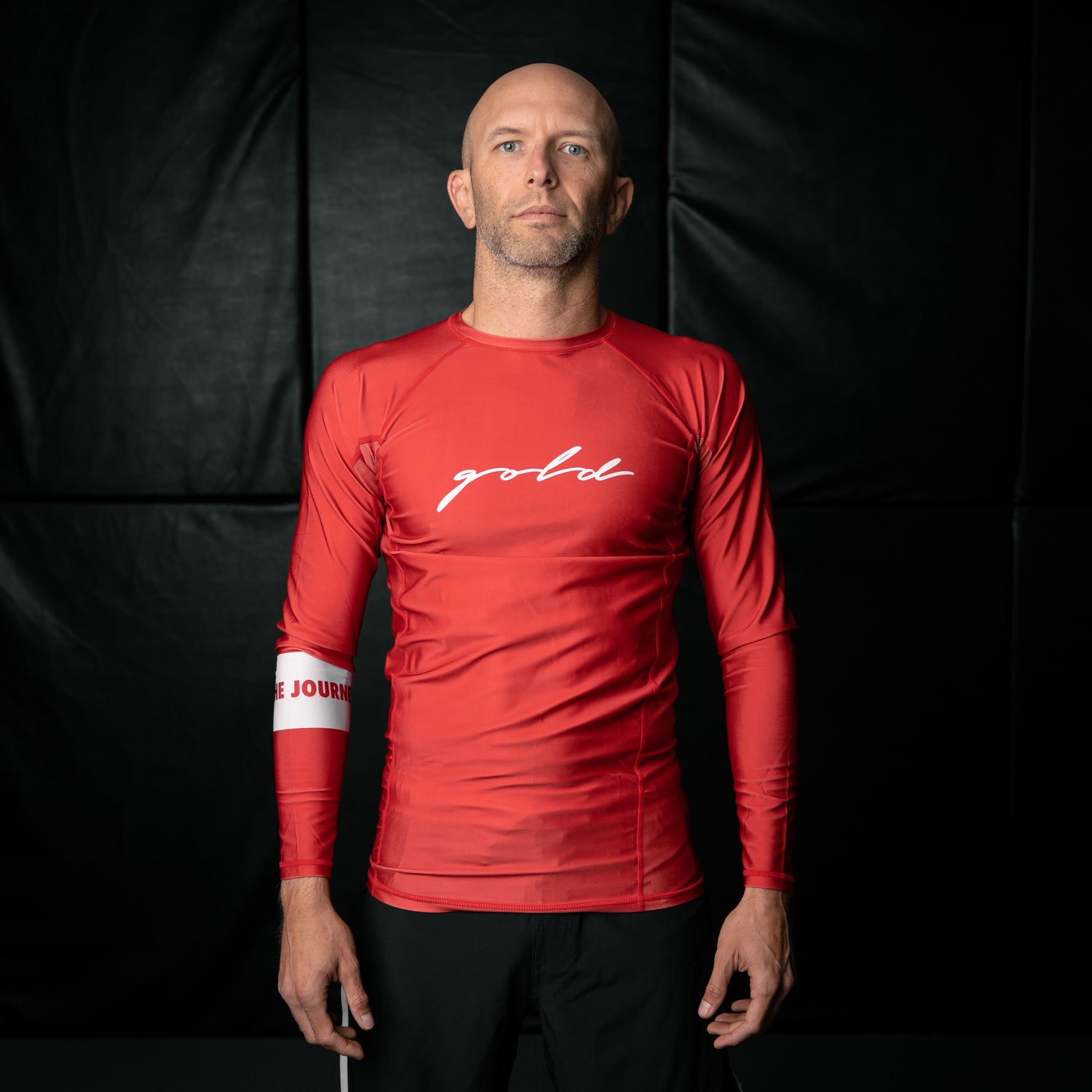 Gold Rash Guard Designs Foundation Ranked Jiu Jitsu Rash Guard | Gold BJJ
