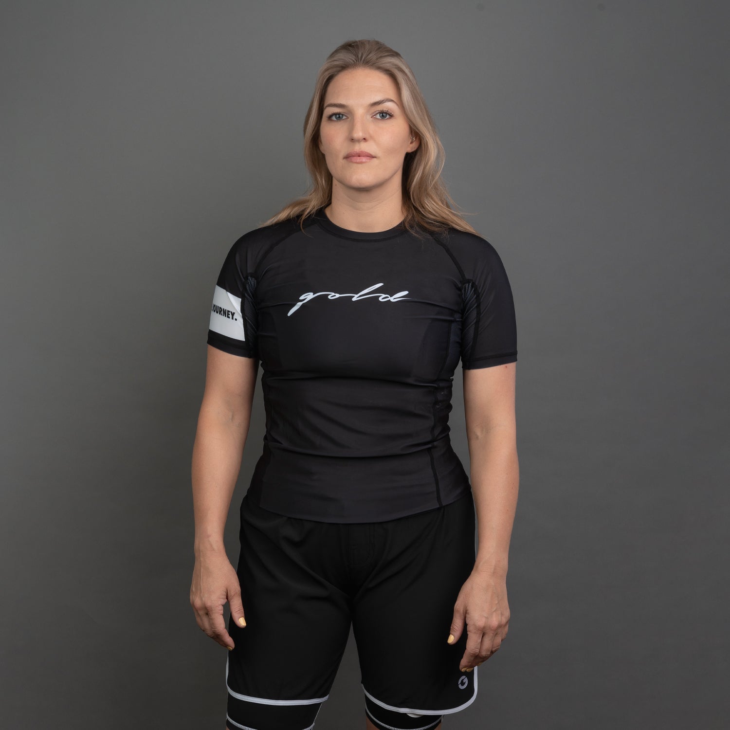 Speedwagon Foundation Rash Guard Women's Foundation Jiu Jitsu Rash Guard | Gold BJJ